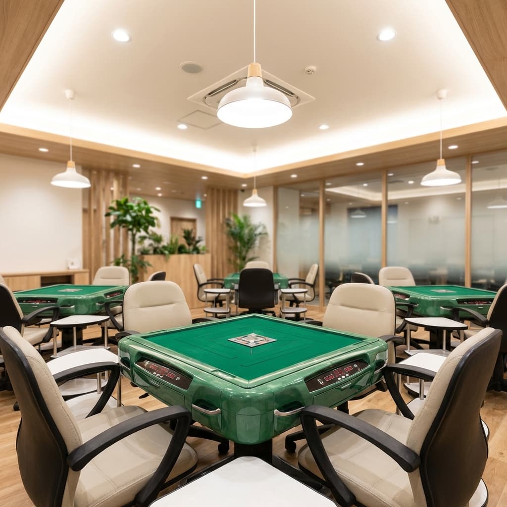 Mahjong Parlor Atmosphere